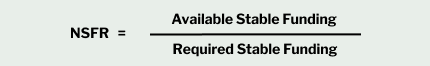 Net Stable Funding Ratio formula