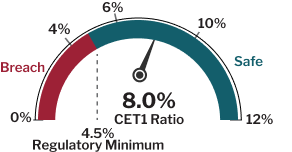 CET1 Ratio example illustration